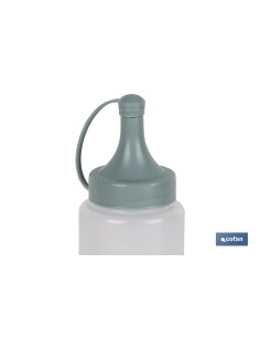 BOTELLA ACEITERA MODELO ALBAHACA 250 ML VERDE AGUA 5X20cm 2