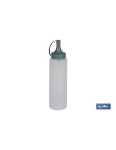 BOTELLA ACEITERA MODELO ALBAHACA 250 ML VERDE AGUA 5X20cm venta unitaria