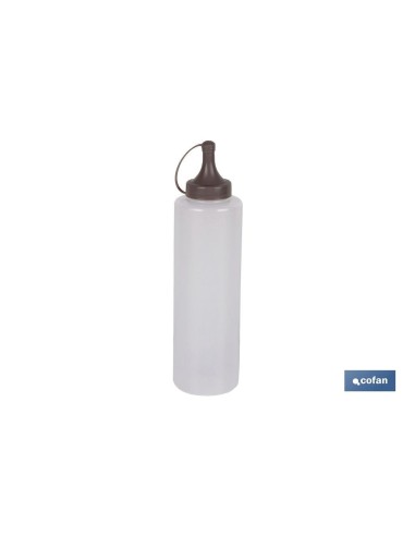BOTELLA ACEITERA MODELO ALBAHACA 500ML COLOR PIEDRA 6X23cm