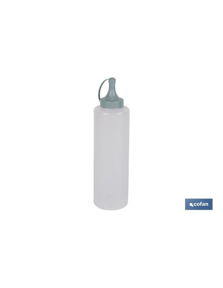 BOTELLA ACEITERA MODELO ALBAHACA 500 ML VERDE AGUA 6x23cm venta unitaria