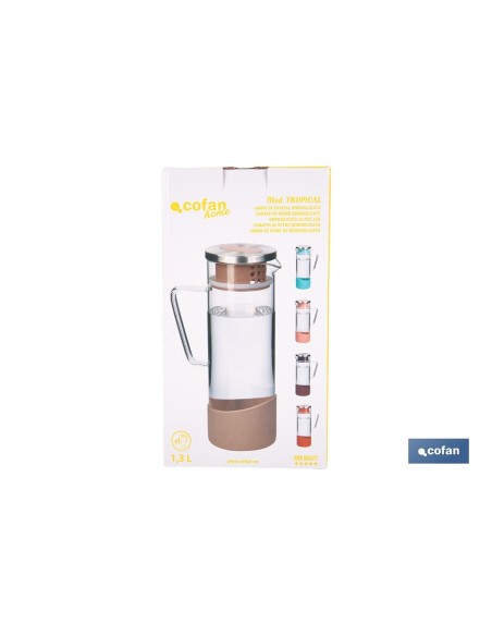 JARRA BOROSILICATO TIERRA 1300 ml