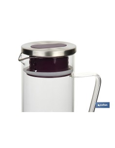 JARRA BOROSILICATO VIOLETA 1300 ml 2