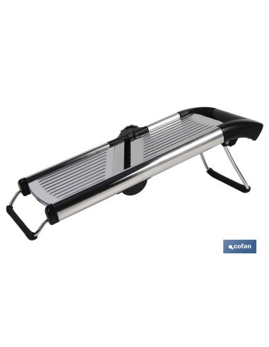 MANDOLINA DE ACERO INOX. 41,8X16,5X6,5 CM