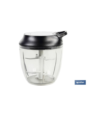 PICADORA MANUAL, TAPA Y ACCESORIO BATIDOR 900 ML
