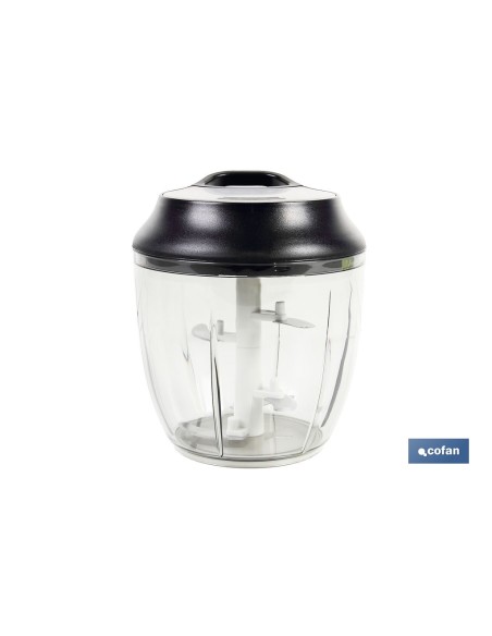 PICADORA MANUAL, TAPA Y ACCESORIO BATIDOR 900 ML
