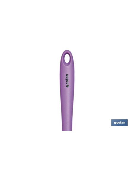 CAZO SOPA SILICONA MODELO VERGINI MORADA 28 X 8.5 CM