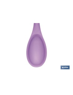 CUCHARA DE COCINA DE SILICONA MORADA MODELO VERGINI 27 X 5,7 CM 2