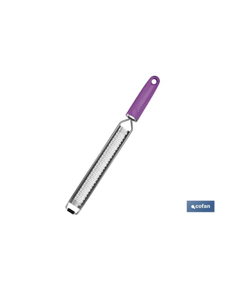 RALLADOR MANUAL DE ACERO INOX. MODELO VERGINI 39 X 3.5 CM