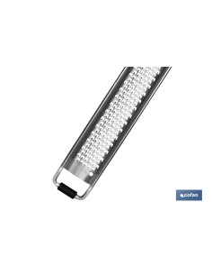 RALLADOR MANUAL DE ACERO INOX. MODELO VERGINI 39 X 3.5 CM 2
