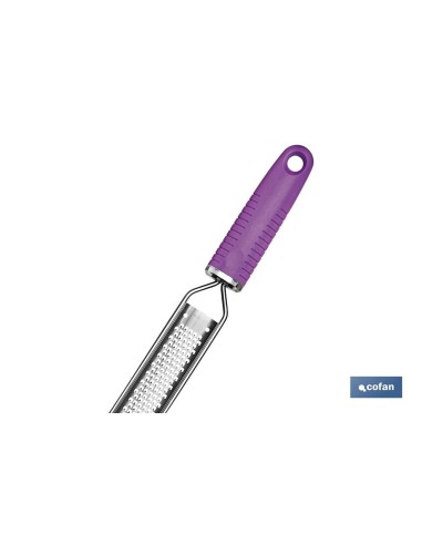 RALLADOR MANUAL DE ACERO INOX. MODELO VERGINI 39 X 3.5 CM
