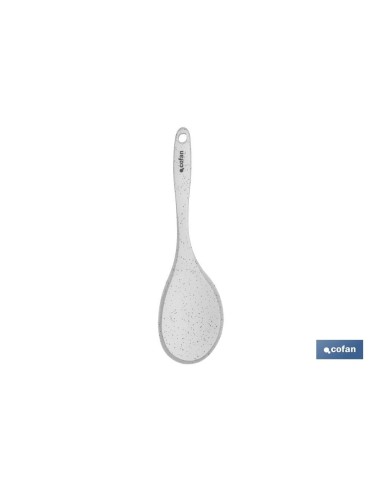 CUCHARA DE COCINA DE SILICONA BLANCA MODELO BACH 30 CM