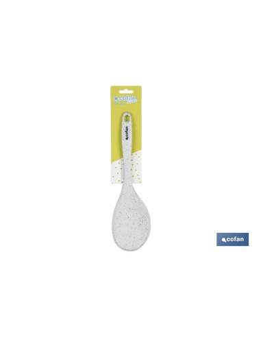 CUCHARA DE COCINA DE SILICONA BLANCA MODELO BACH 30 CM