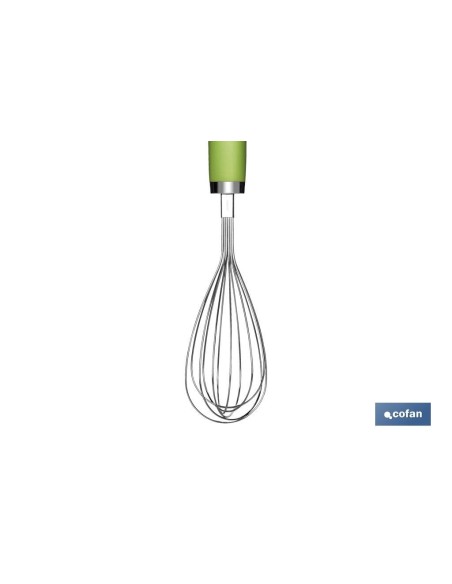BATIDOR MANUAL VERDE CLARO MODELO SENA 28,5 CM