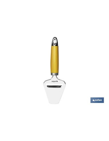 PALA DE CORTAR QUESO AMARILLO MODELO SENA 22 CM