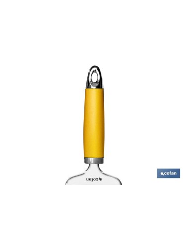 PALA DE CORTAR QUESO AMARILLO MODELO SENA 22 CM