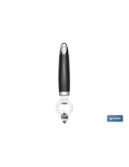 ABRIDOR DE BOTELLAS NEGRO MODELO SENA 18,5 CM