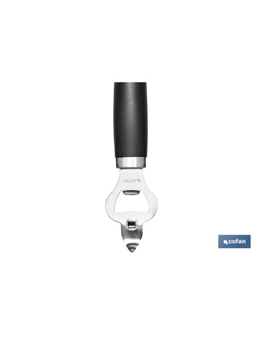 ABRIDOR DE BOTELLAS NEGRO MODELO SENA 18,5 CM