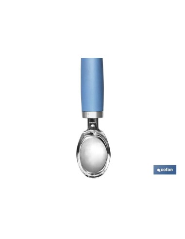 CUCHARA DE HELADO AZUL CLARO MODELO SENA 18 CM