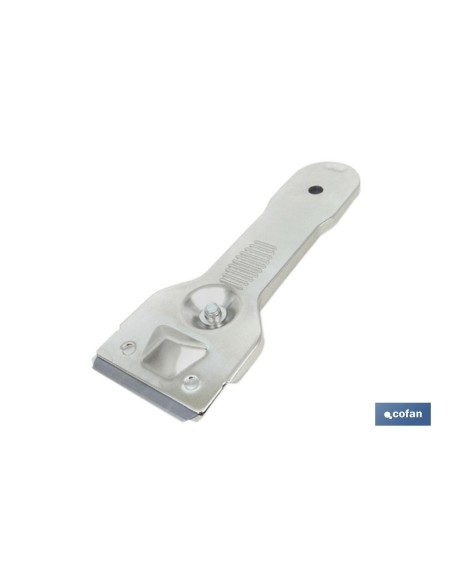 RASQUETA DE VITROCERÁMICA INOX. MODELO SENA 13,5 X 4,5 CM