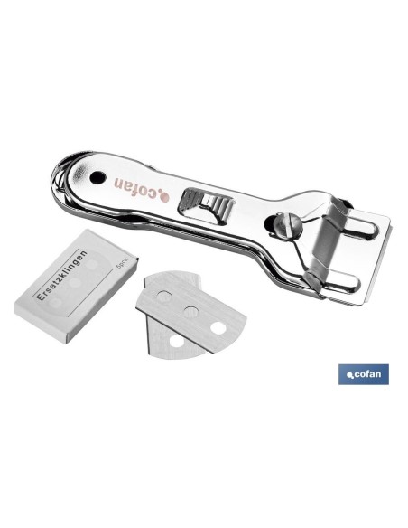 RASQUETA DE VITROCERÁMICA INOX. MODELO SENA 13,5 X 4,5 CM