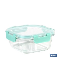 SET DE 2 RECIPIENTES DE BOROSILICATO MODELO AGATHA 520 ML - 800 ML 2