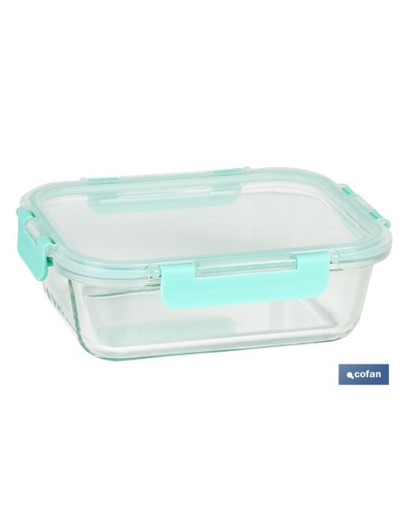 SET DE 3 RECIPIENTES DE BOROSILICATO MODELO AGATHA 640 ML -1040 ML-1520 ML