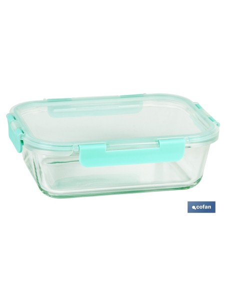 SET DE 3 RECIPIENTES DE BOROSILICATO MODELO AGATHA 640 ML -1040 ML-1520 ML