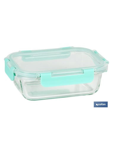 SET DE 3 RECIPIENTES DE BOROSILICATO MODELO AGATHA 640 ML -1040 ML-1520 ML