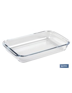 SET DE 3 FUENTES RECTANGULARES DE VIDRIO BOROSILICATO MODELO BARITINA 1600ML-2200ML-3000ML 2