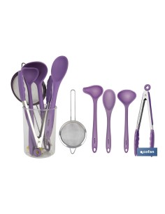 SET DE 6 UTENSILIOS DE COCINA GAMA VERGINI