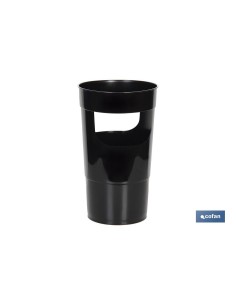 PARAGÜERO NEGRO POLIPROPILENO 27 X 20.6 X 45 CM venta unitaria
