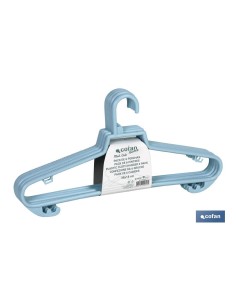 PACK DE 6 PERCHAS AZULES CLARO 38 X18 CM 2