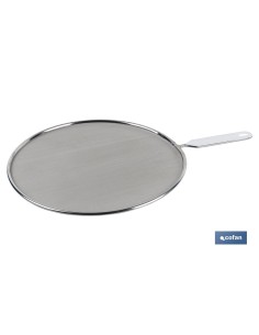 TAPA ANTISALPICADURAS EN MALLA DE ACERO INOXIDABLE 29 CM 2