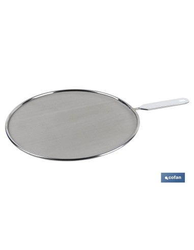 TAPA ANTISALPICADURAS EN MALLA DE ACERO INOXIDABLE 29 CM