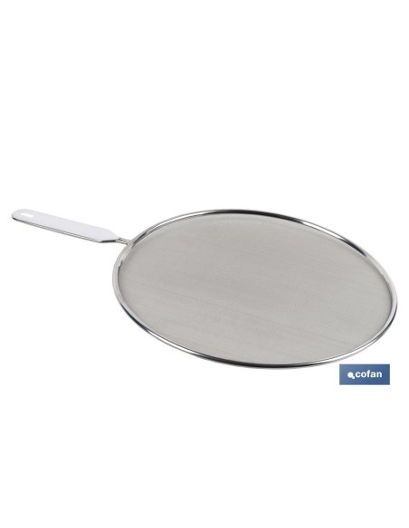 TAPA ANTISALPICADURAS EN MALLA DE ACERO INOXIDABLE 29 CM