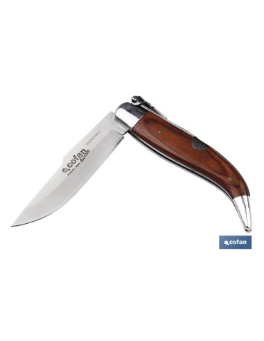 NAVAJA CLÁSICA DE TEJA CON 8 CM. DE HOJA