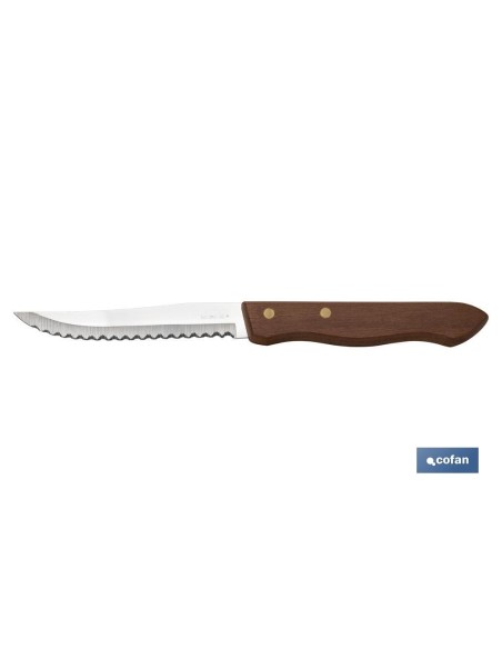 PACK 3 CUCHILLOS DE MADERA HOJA 10 cm
