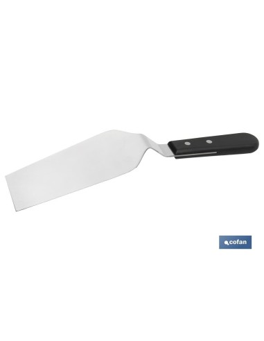 ESPÁTULA ACODADA PARA BARBACOA 17 CM