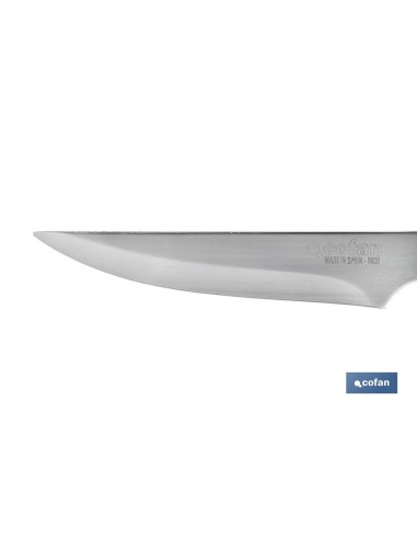 PACK 3 CUCHILLO DE MESA CON FILO HOJA 10cm MODELO GULASH COLOR NOGAL