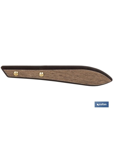PACK 3 CUCHILLO DE MESA CON FILO HOJA 10cm MODELO GULASH COLOR NOGAL