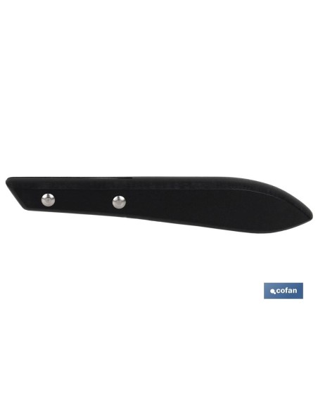 PACK 3 CUCHILLO DE MESA CON FILO HOJA 10cm MODELO GULASH NEGRO