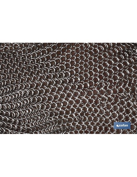 GUANTE ANTICORTE ACERO INOX CARNICERO T-L