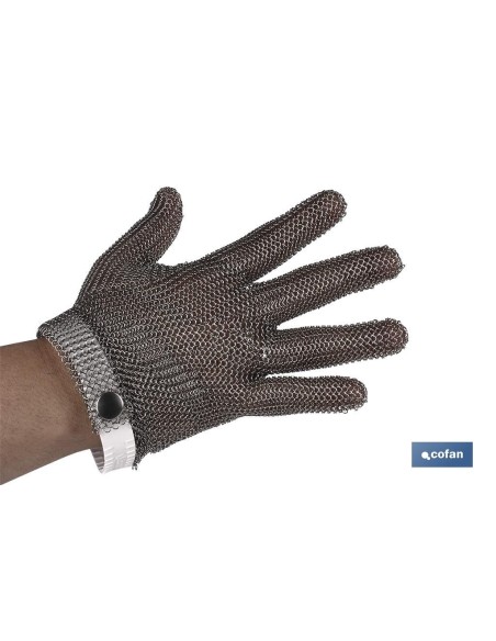 GUANTE ANTICORTE ACERO INOX CARNICERO T-XL