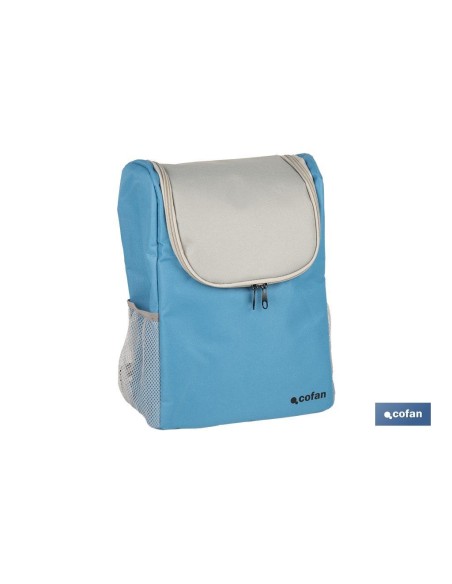 MOCHILA NEVERA COLOR AZUL/GRIS CLARO 10 L