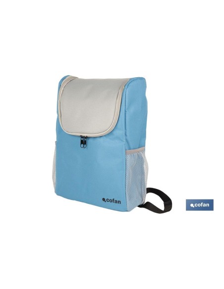 MOCHILA NEVERA COLOR AZUL/GRIS CLARO 10 L
