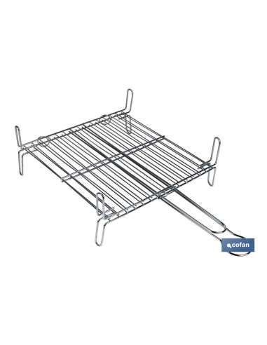 PARRILLA DOBLE ZINCADO 30x30cm