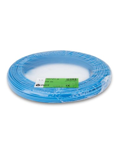 CABLE H07Z1-K CPR 1,5 AZUL R50 (LIBRE DE HALOGENOS) (D) RCT CABLES