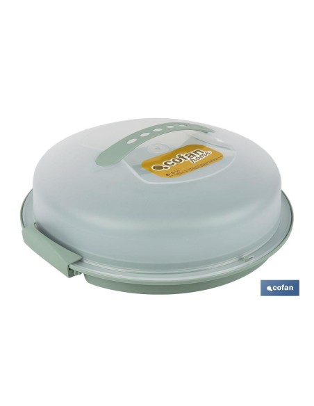 TARTERA REDONDA VERDE OPACA PAVLOVA CON ASAS Ø34,5 X 11 CM venta unitaria