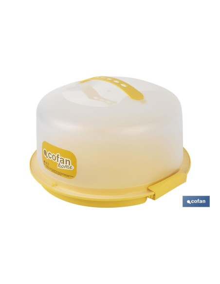 TARTERA REDONDA AMARILLA OPACA PAVLOVA CON ASAS Ø34,5 X 18,5 CM venta unitaria