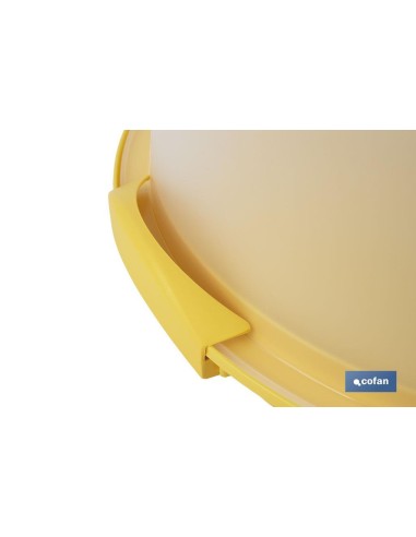 TARTERA REDONDA AMARILLA OPACA PAVLOVA CON ASAS Ø34,5 X 18,5 CM venta unitaria